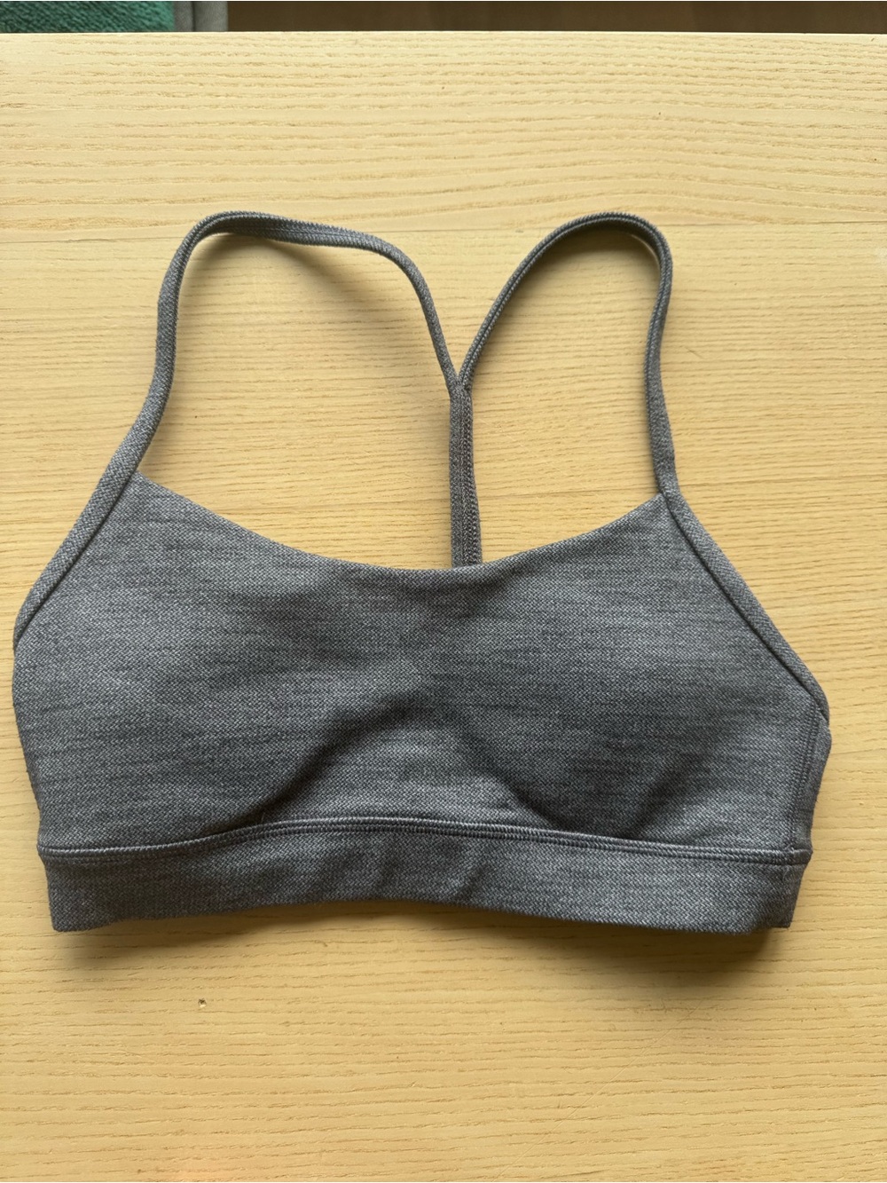 Lulu Lemon Flow Y Sports Bra Gray